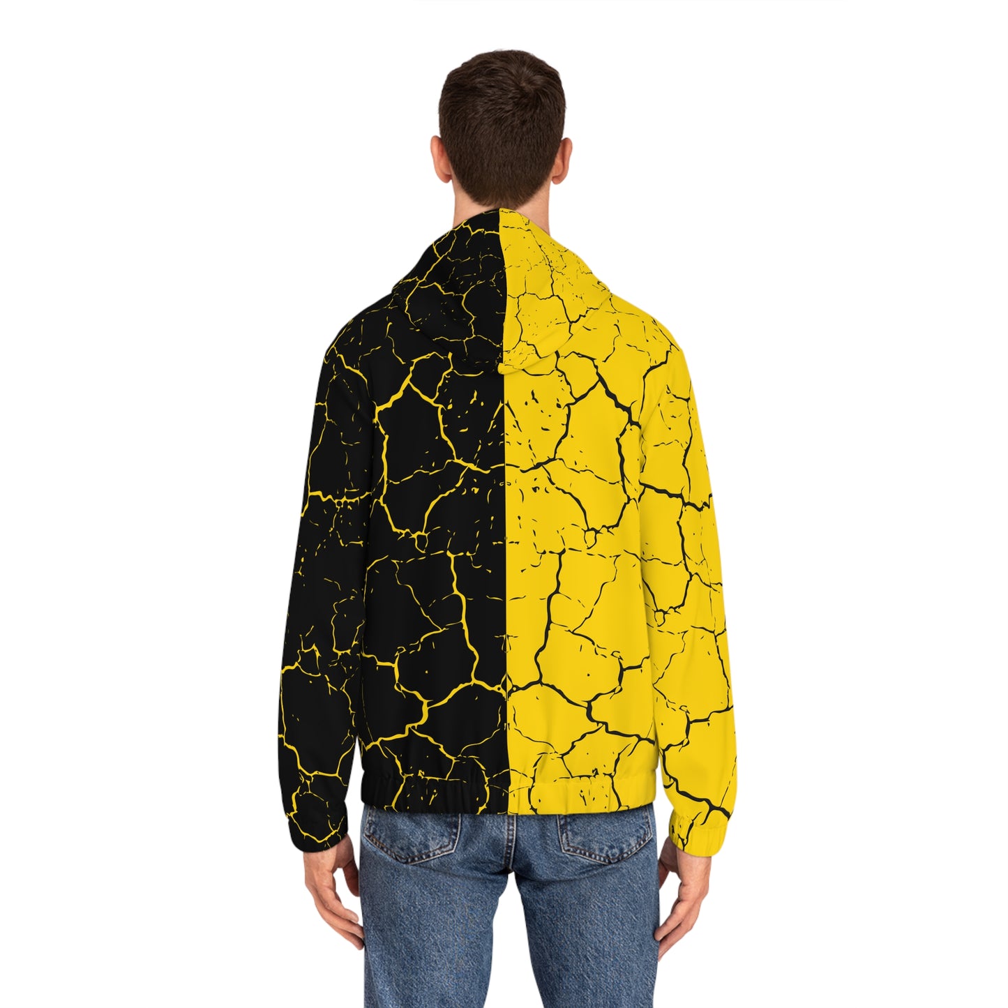 Black yellow hoodie