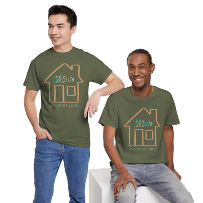 House Music All Night Tee — Party Shirt