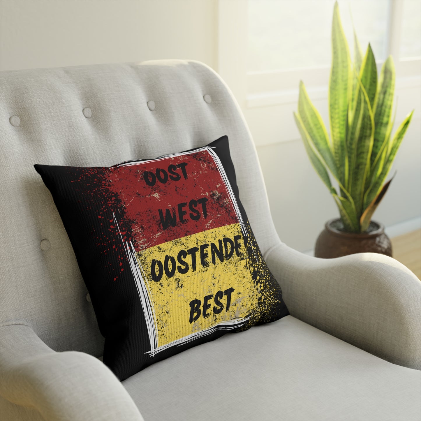 Oostende - Belgium - Best - Pillow.