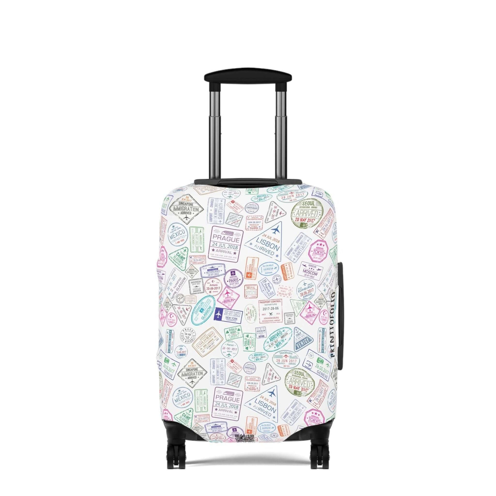 a piece of luggage with a pattern on it