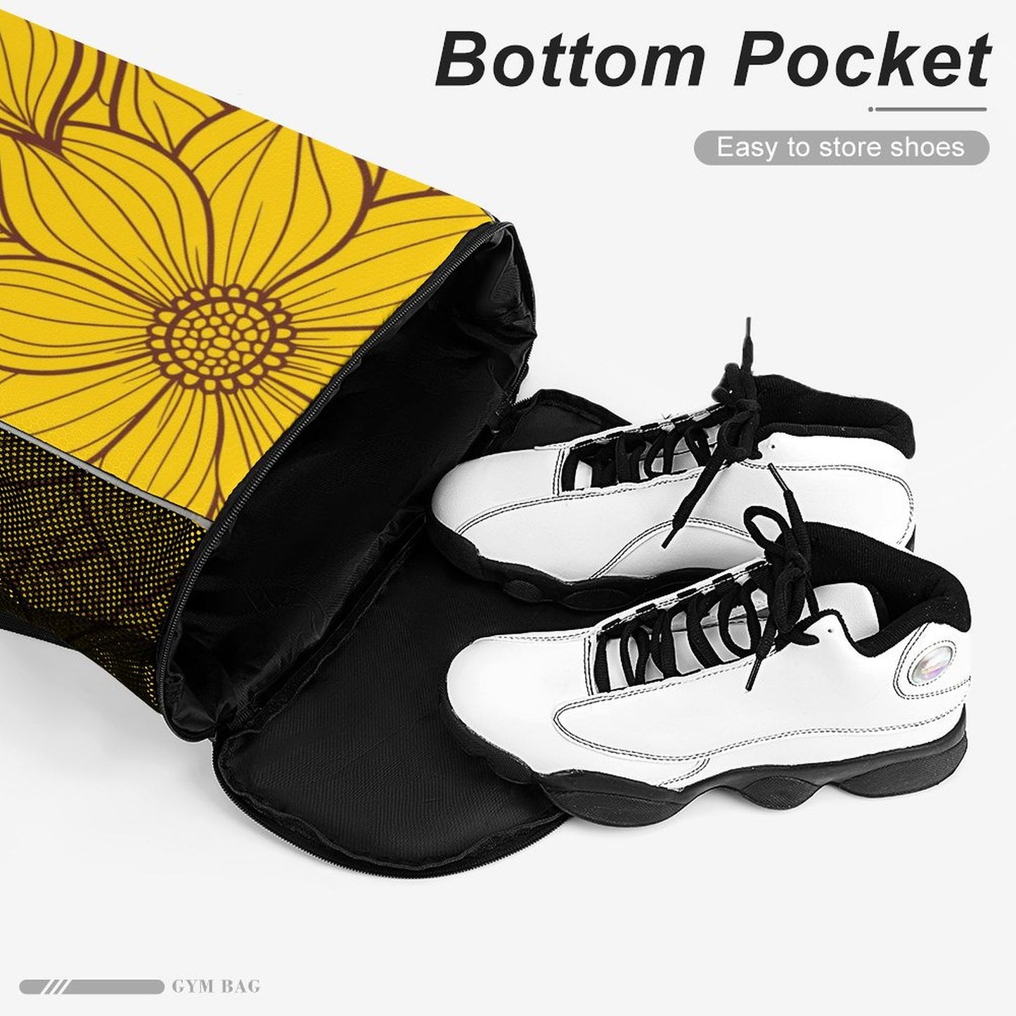 Flower yellow - Sports Bag