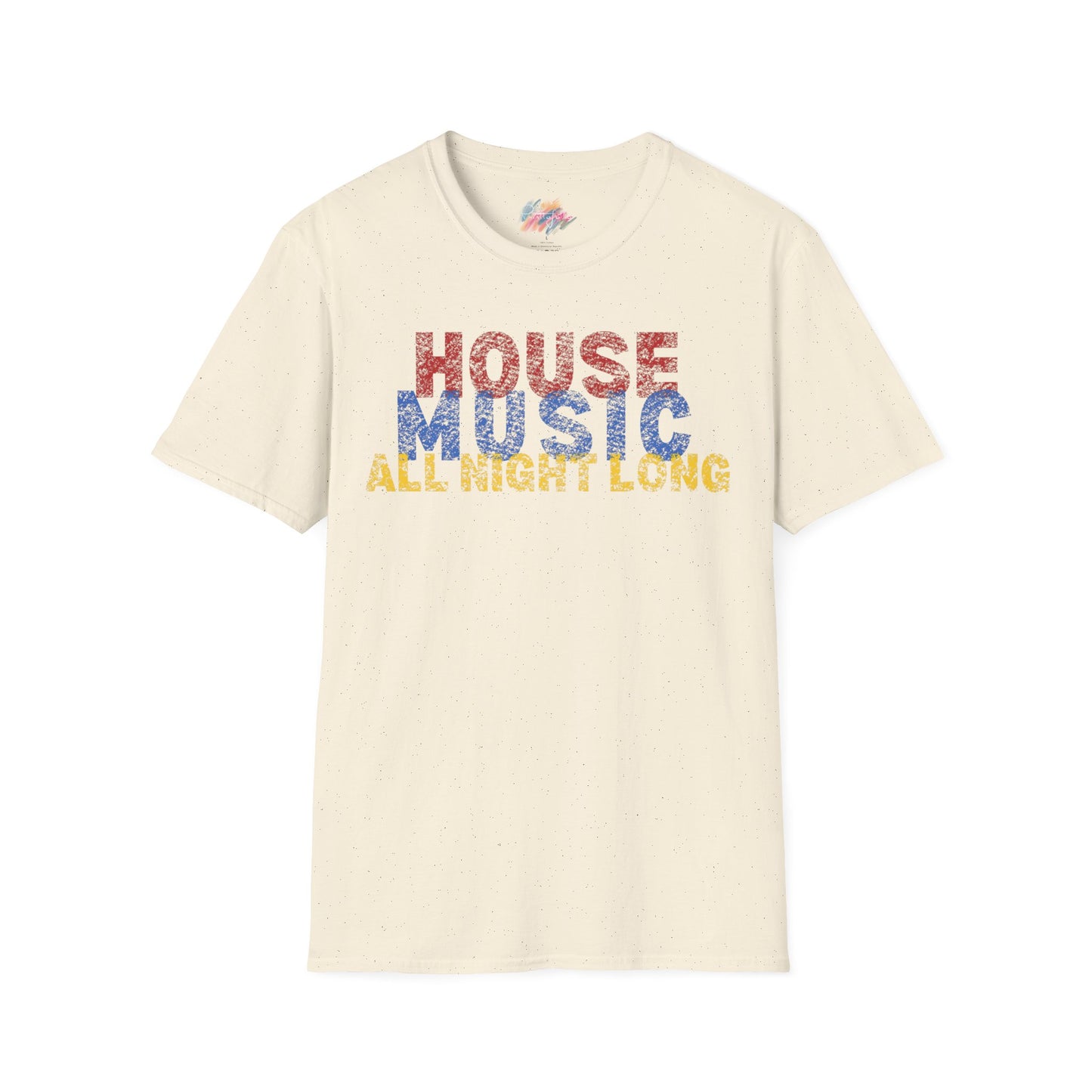 House music - All night long - Unisex Softstyle T-Shirt