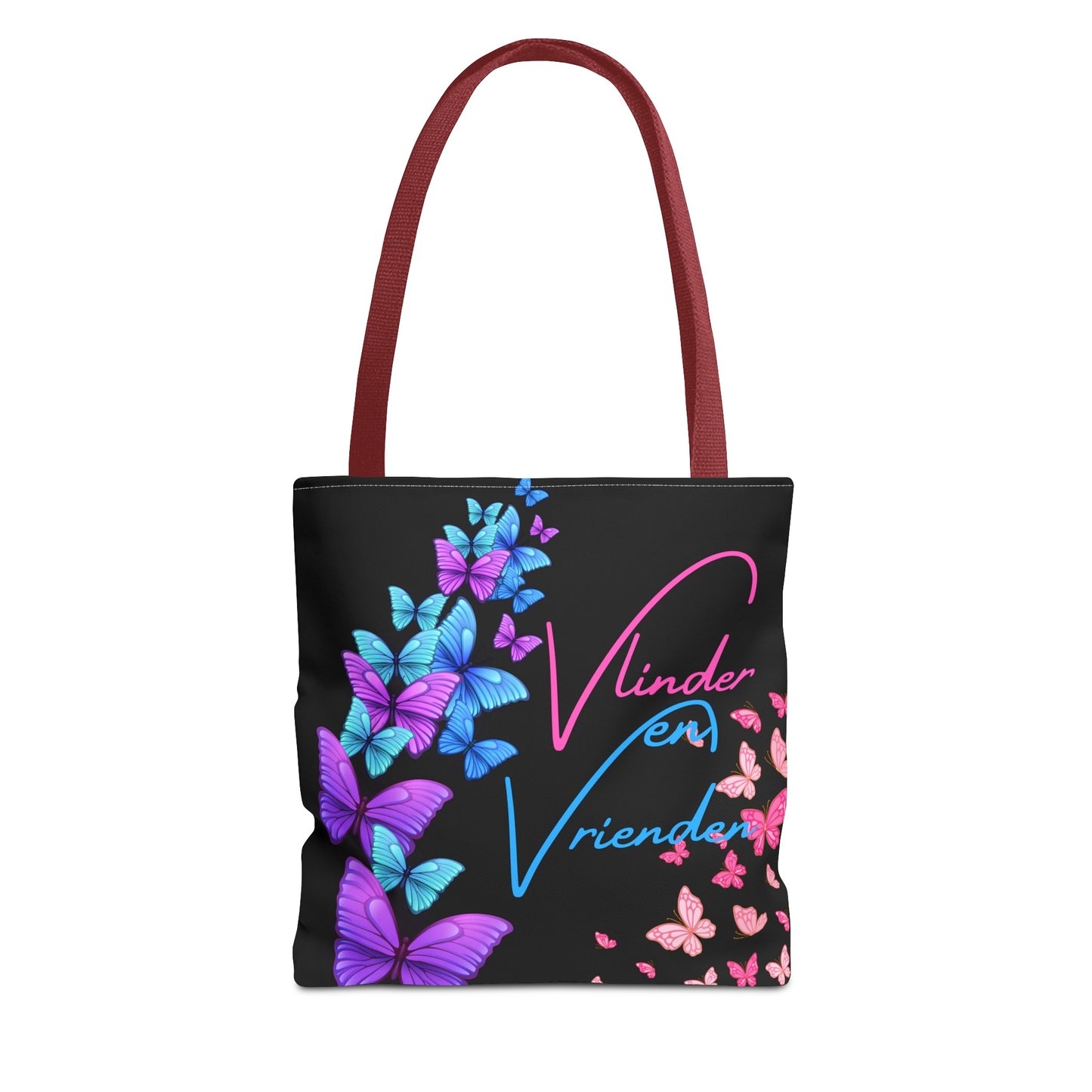 Gaylife - vriend en vlinders - black - Tote Bag