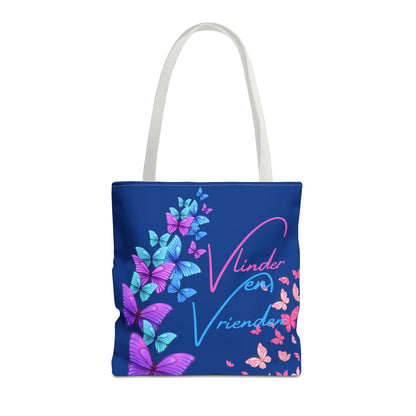 Tote Bag vlinder en vrienden blue
