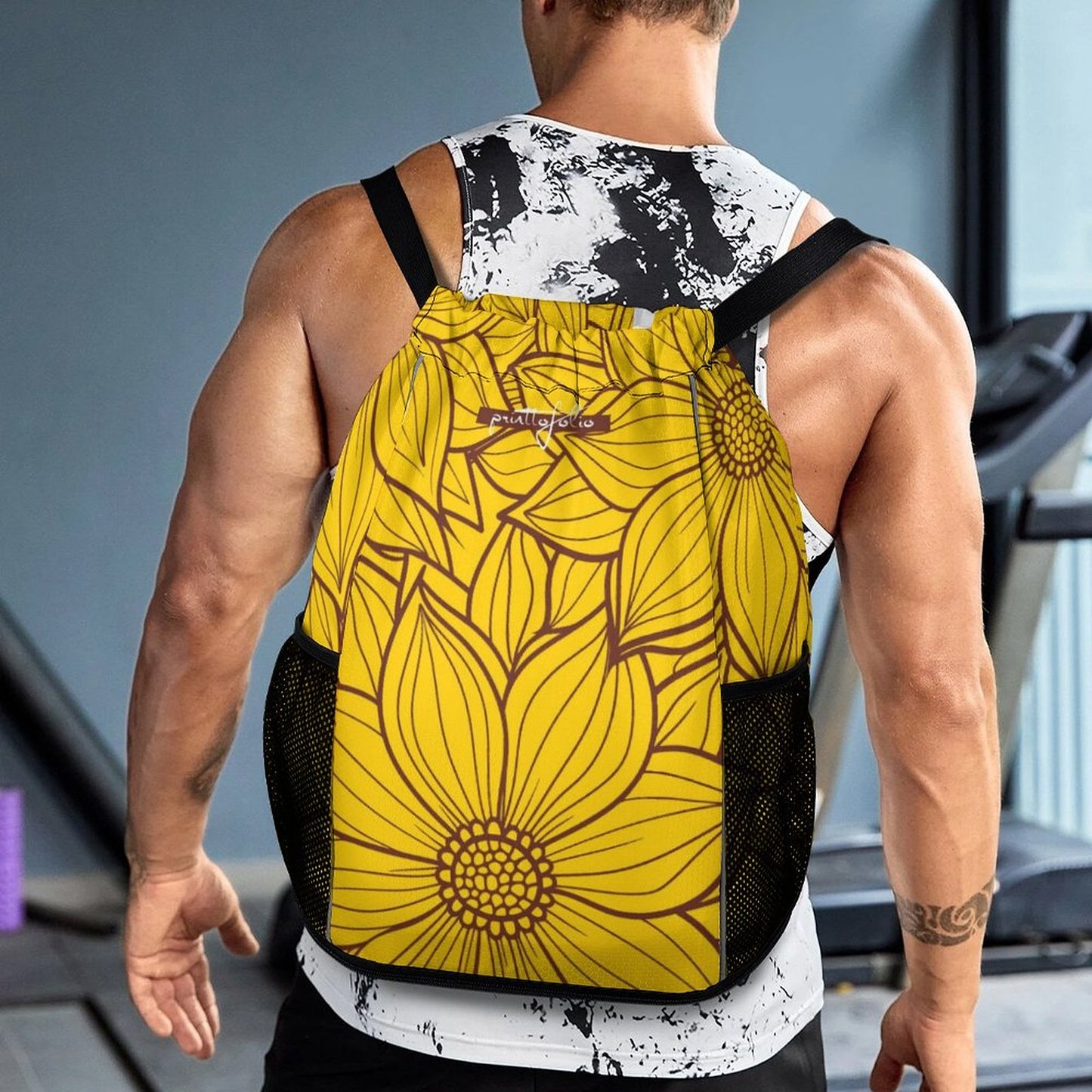 Flower yellow - Sports Bag