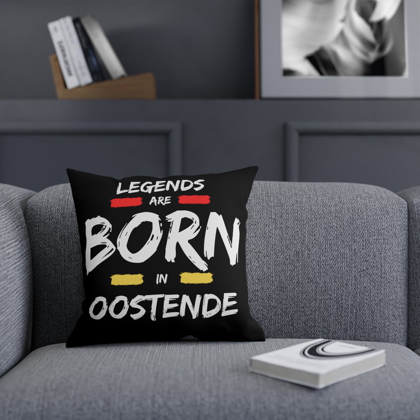 Oostende - Belgium - Legends - Pillow.