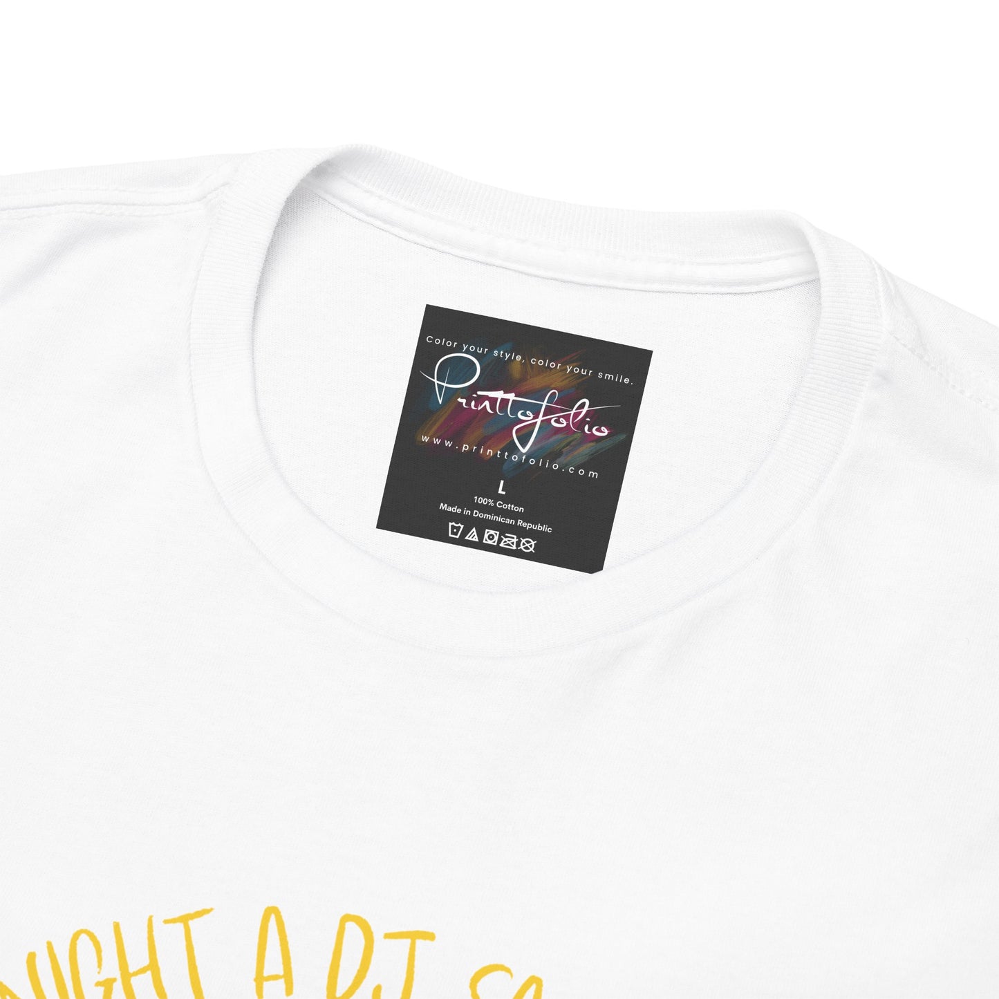 Last night a dj safe my life T-Shirt — Unisex Heavy Cotton Tee