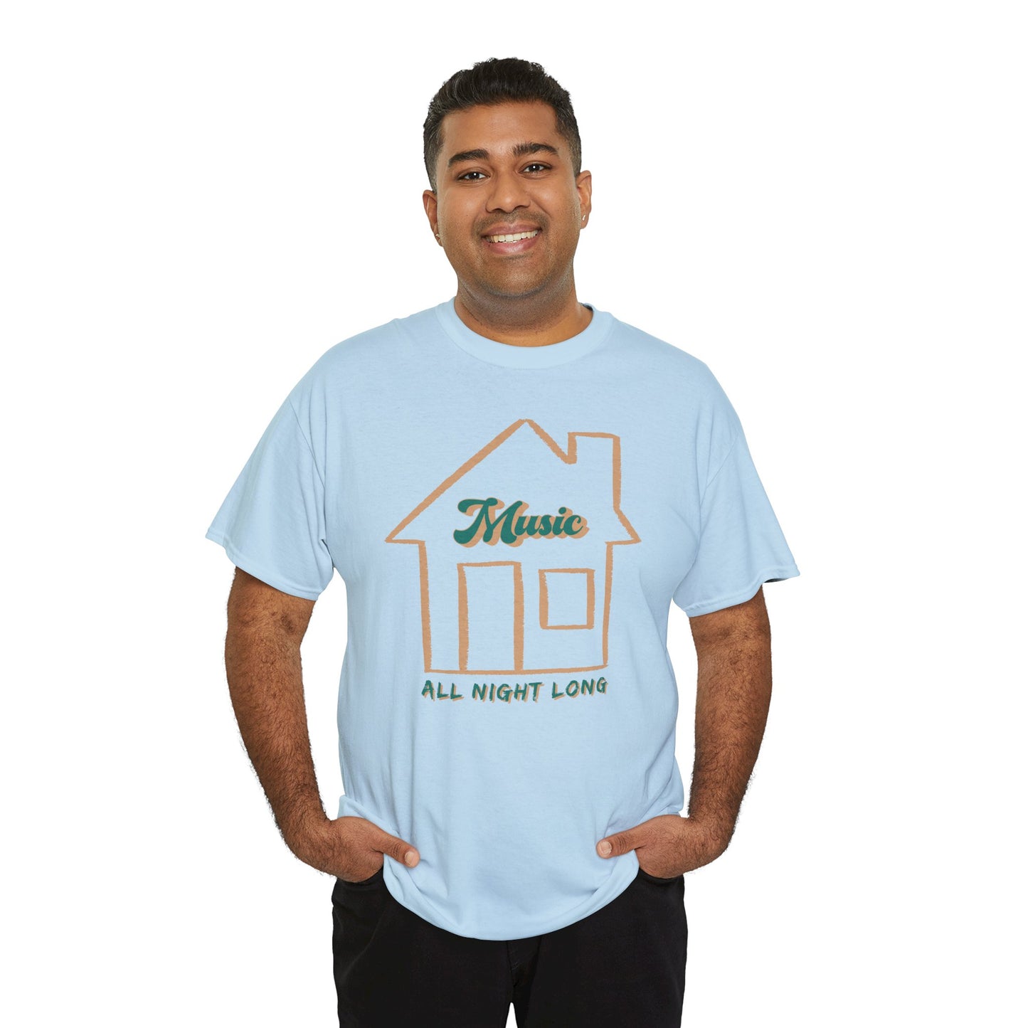 House Music All Night Tee — Party Shirt
