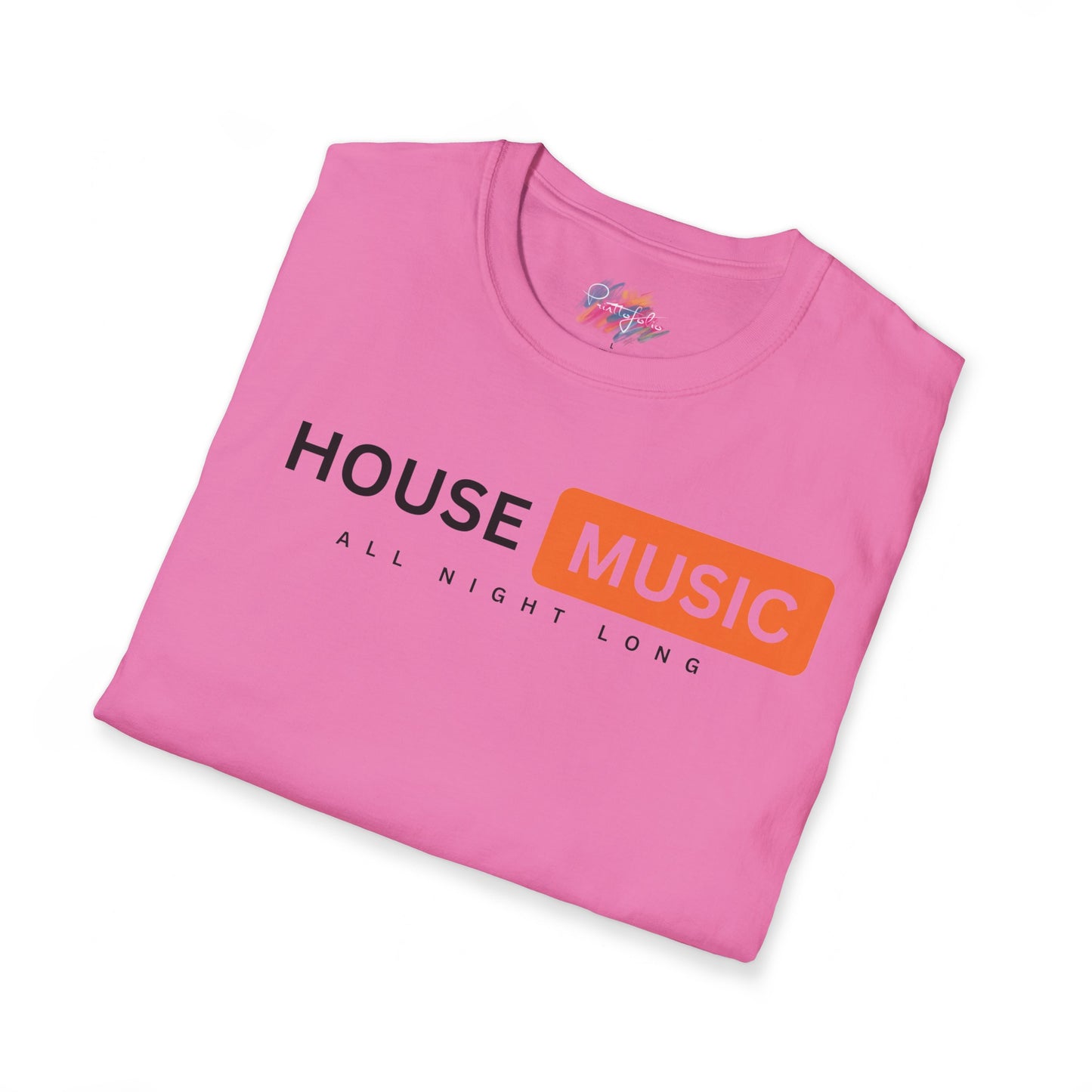 House music - All night long hub - Unisex Softstyle T-Shirt