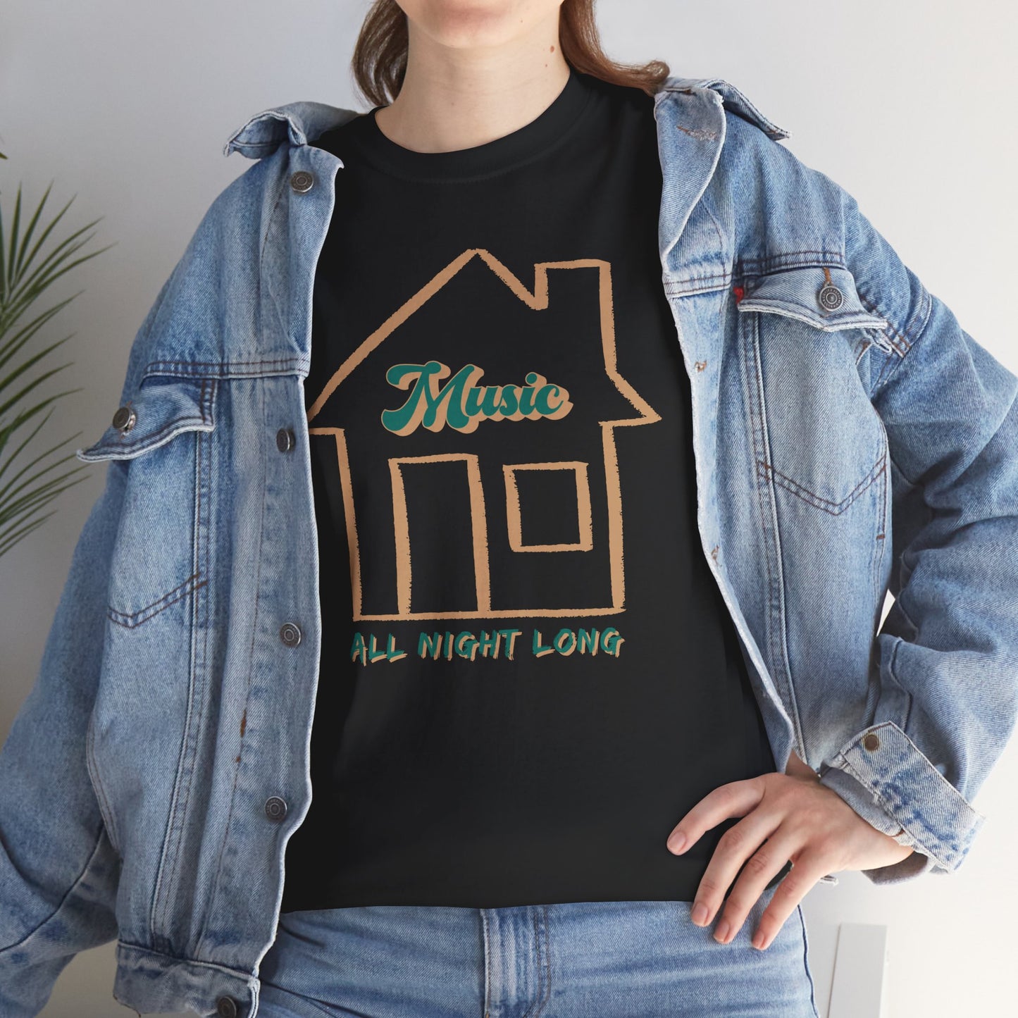 House Music All Night Tee — Party Shirt