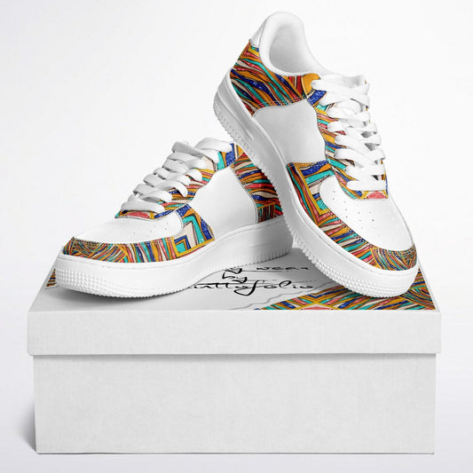 Strange - Casual low sneakers shoes - AOP copy