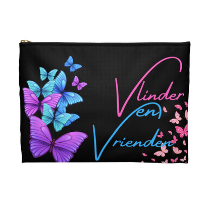 Accessory Pouch vlinder en vrienden black