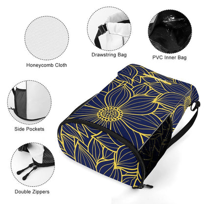 Flower blue - sport bag