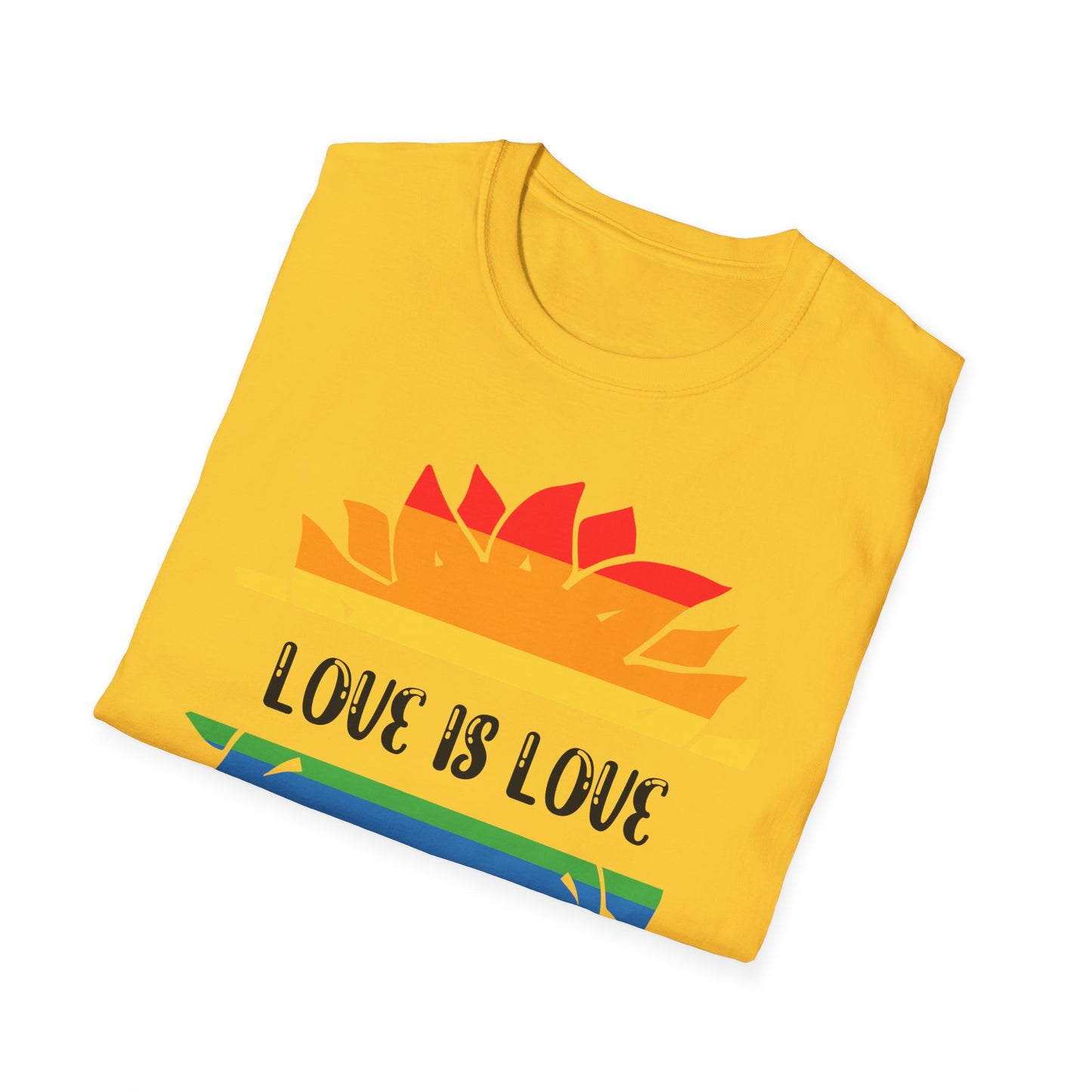 Gaylife - Love is love - Unisex Softstyle T-Shirt