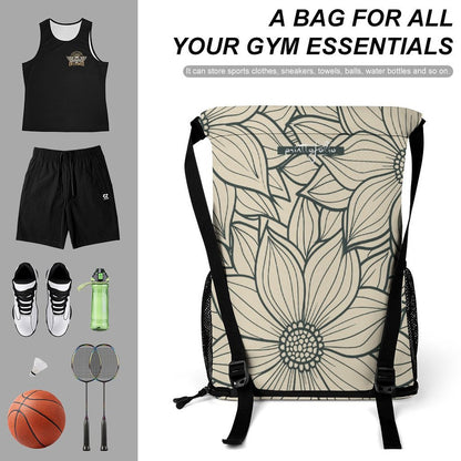 Flower cream - sport bag