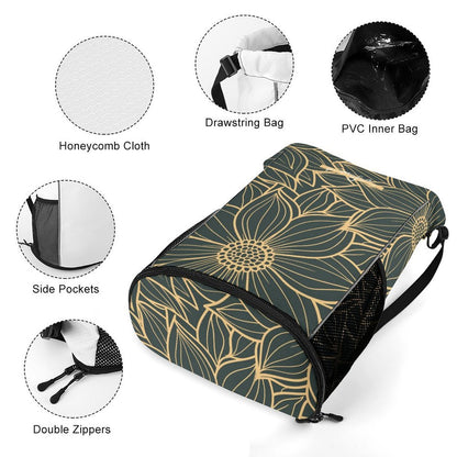 Flower green - sport bag