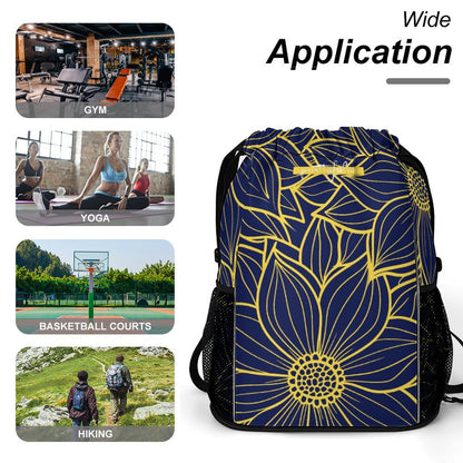Flower blue - sport bag