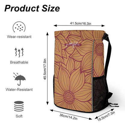 Flower red - sport bag