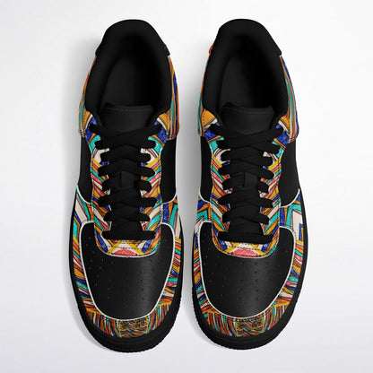 Strange - Black casual low sneaker shoes copy