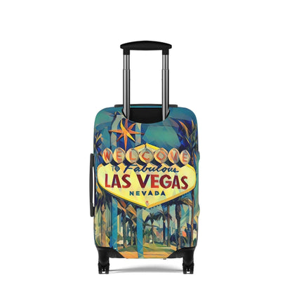 Las Vegas suitcase protector.