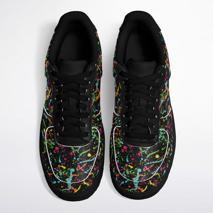 Custom Artistic Sneakers | Custom Casual Artistic Sneakers | Art-Inspired Sneakers | Pu Leather Sneakers for Men & Women