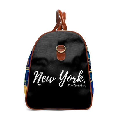 Yellow Taxi New York leather bag.