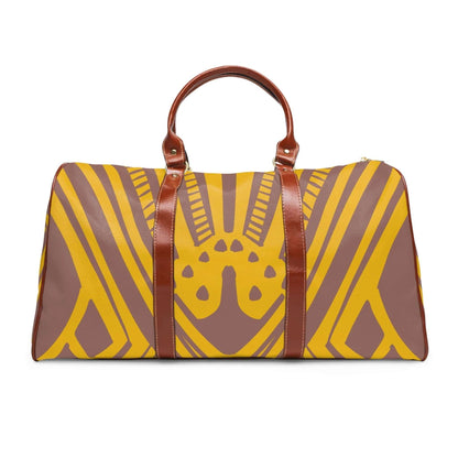 African Roots leather bag.
