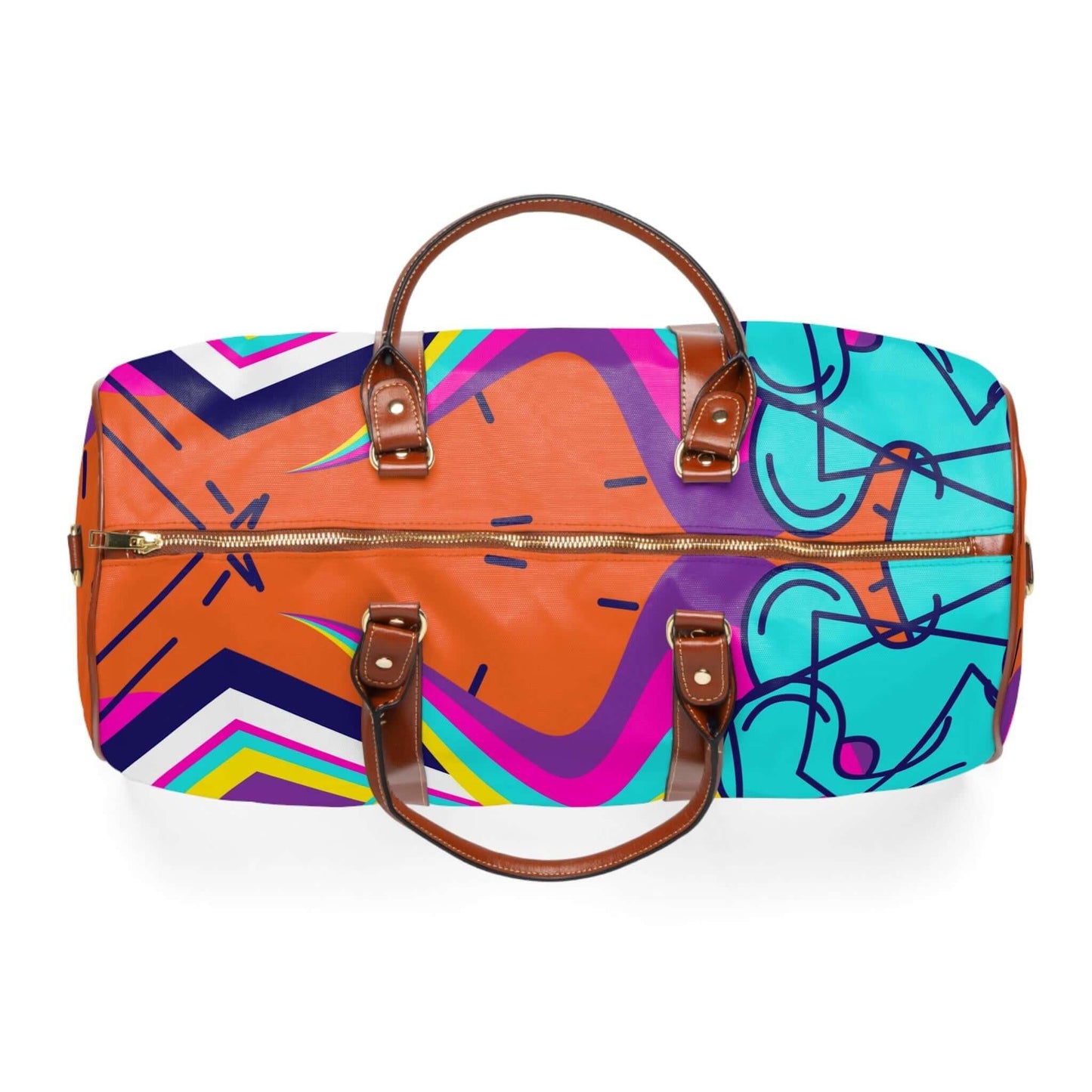 The art leather bag.